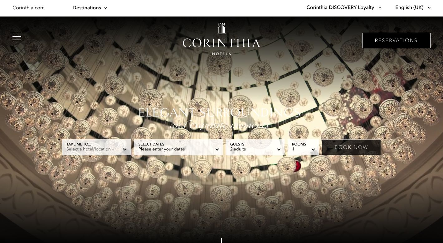 Corinthia Website