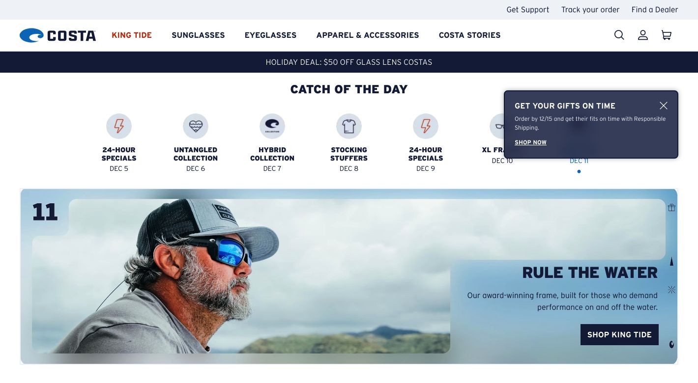 Costa Del Mar Website