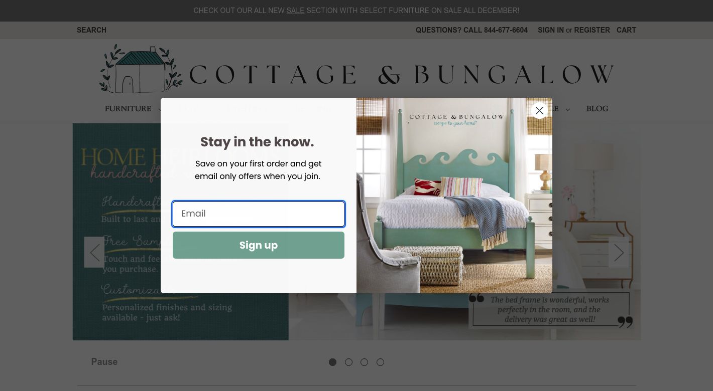Cottage & Bungalow Website