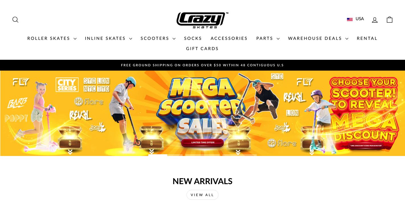Crazy Skates Website