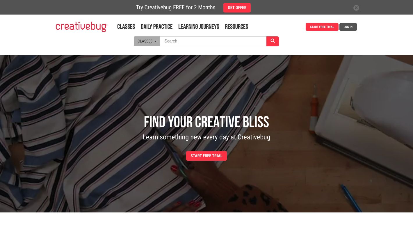 Creativebug Website