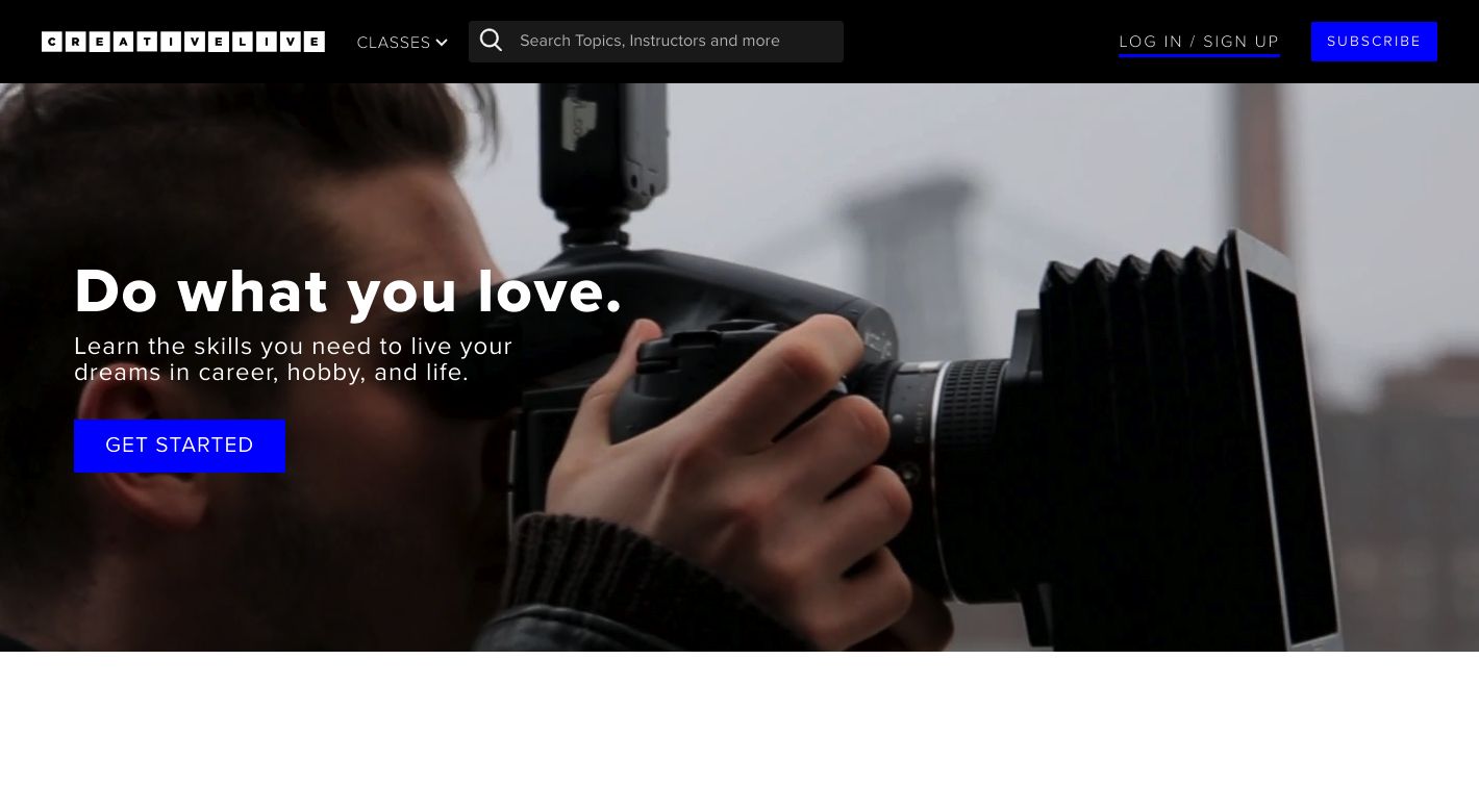 CreativeLive Website