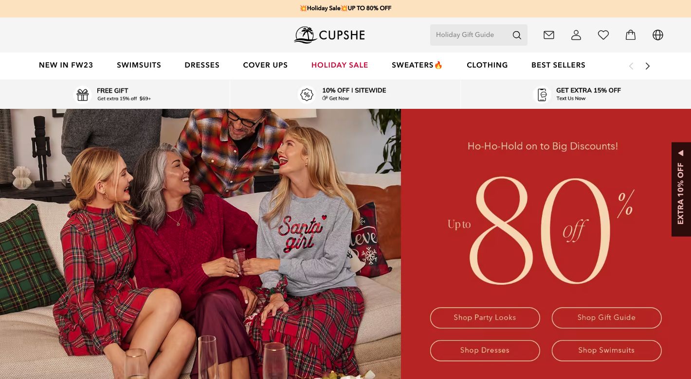 Cupshe Website