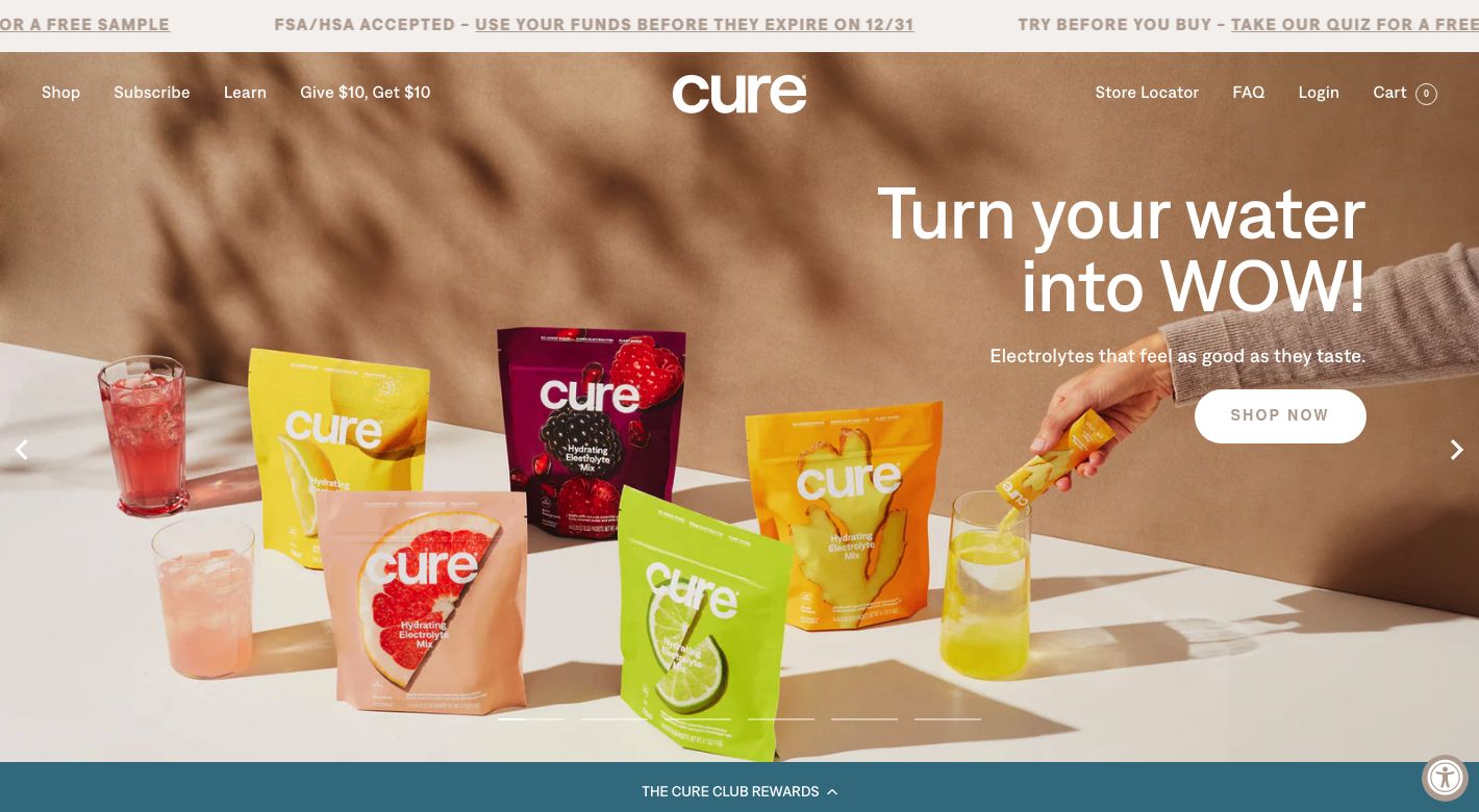 Cure Website