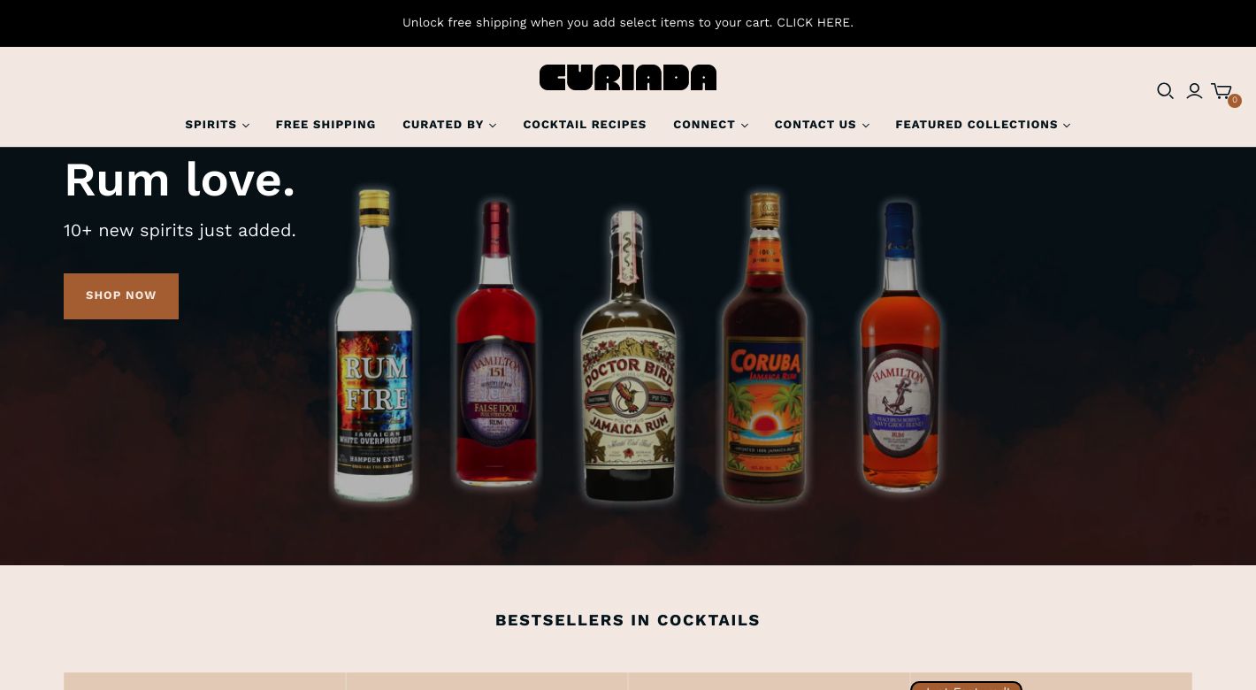 Curiada Website