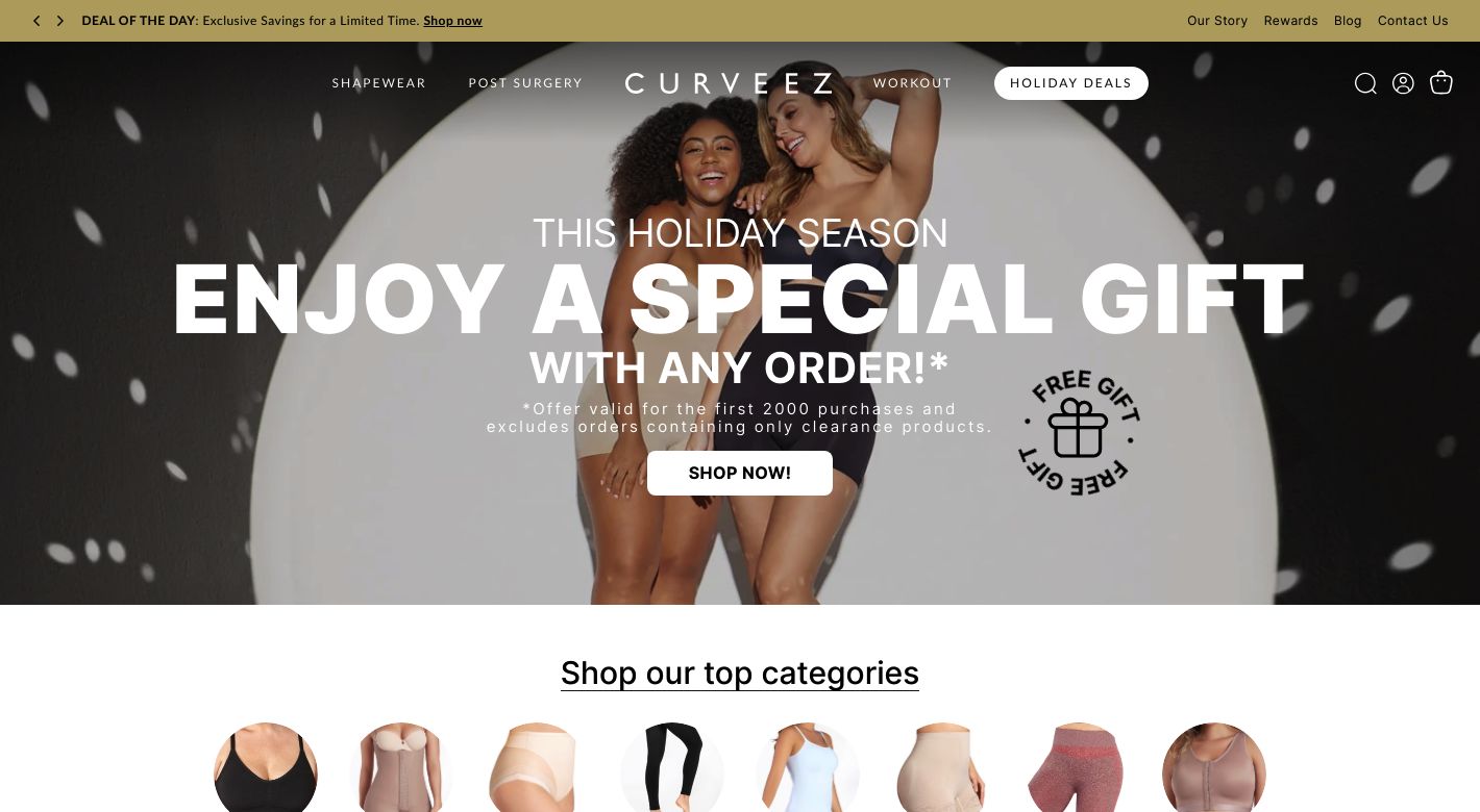 Curveez Website