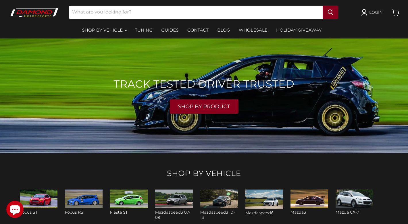 Damond Motorsports Website