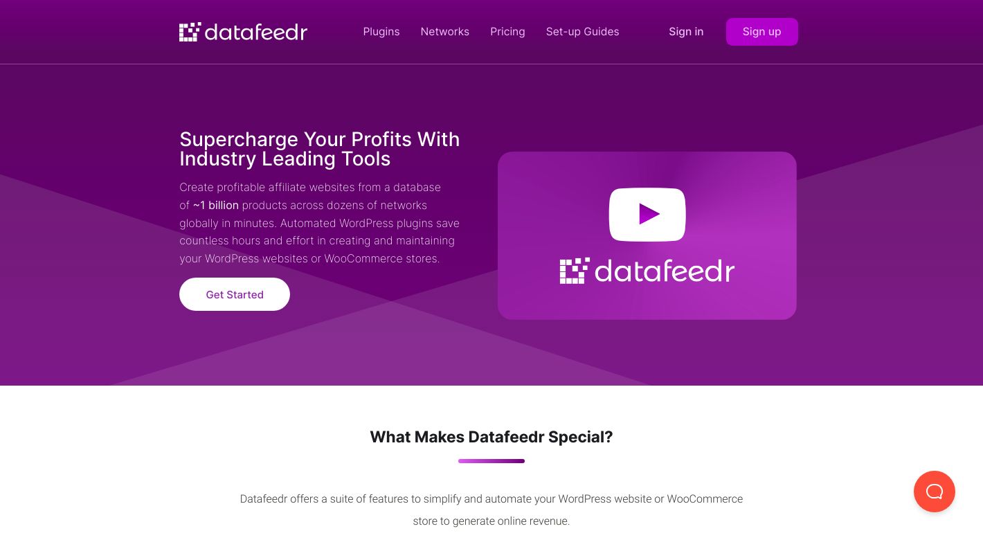 Datafeedr Website