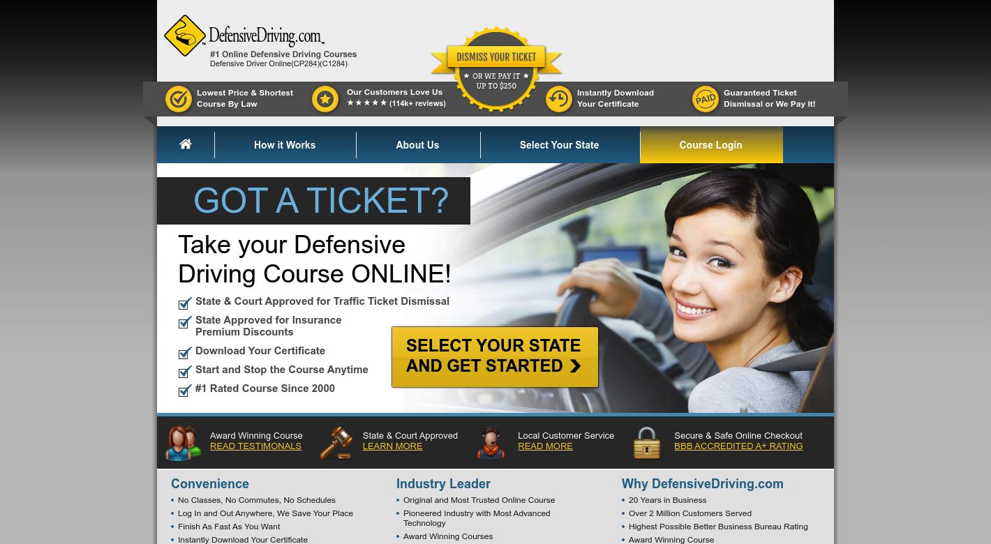 Defensive Driving Website