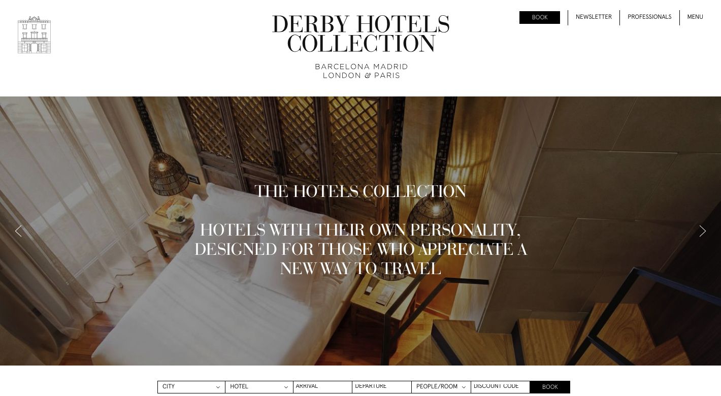 Derby Hotels Website