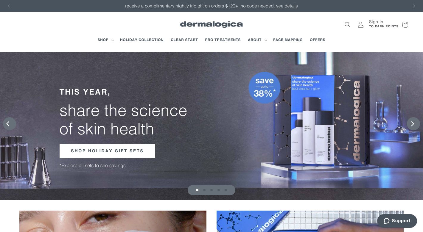 Dermalogica Website