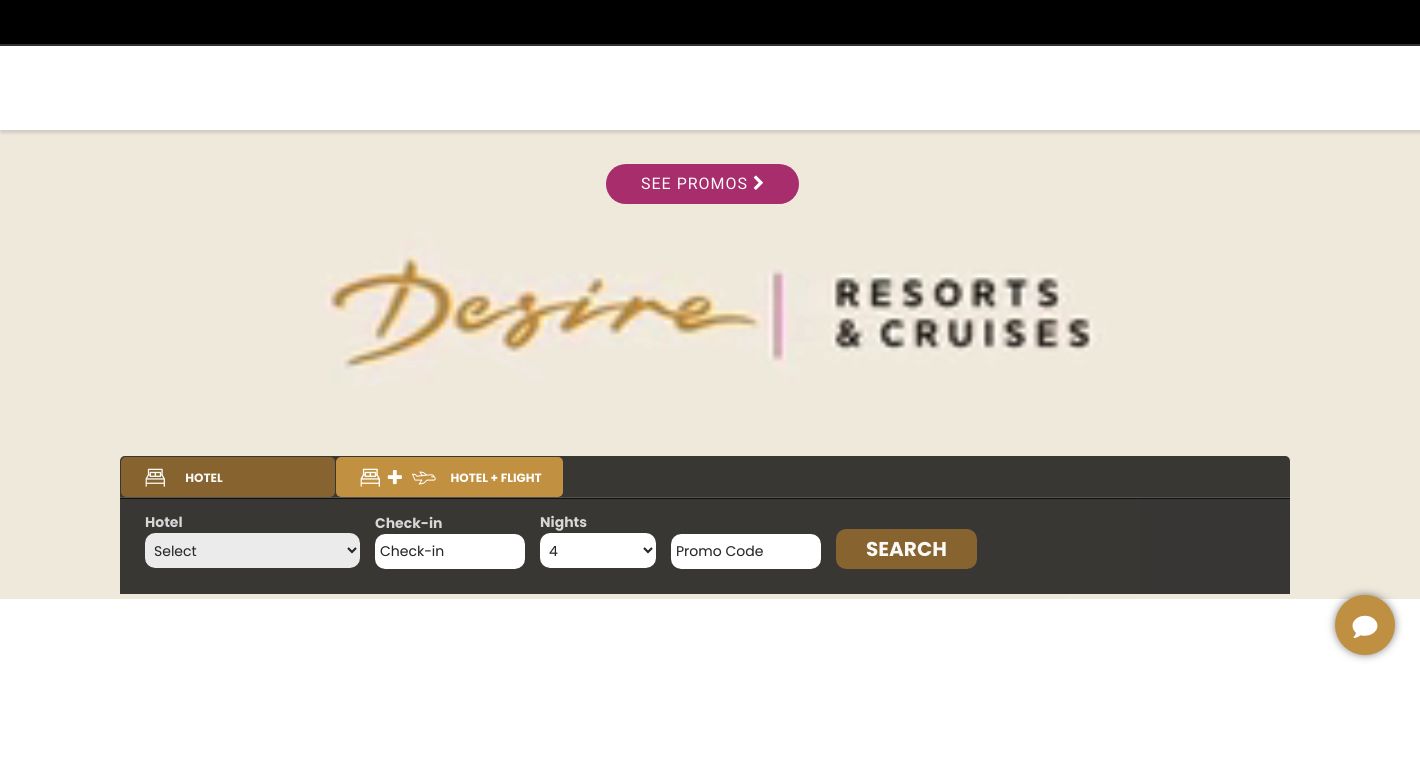 Desire Experience Website