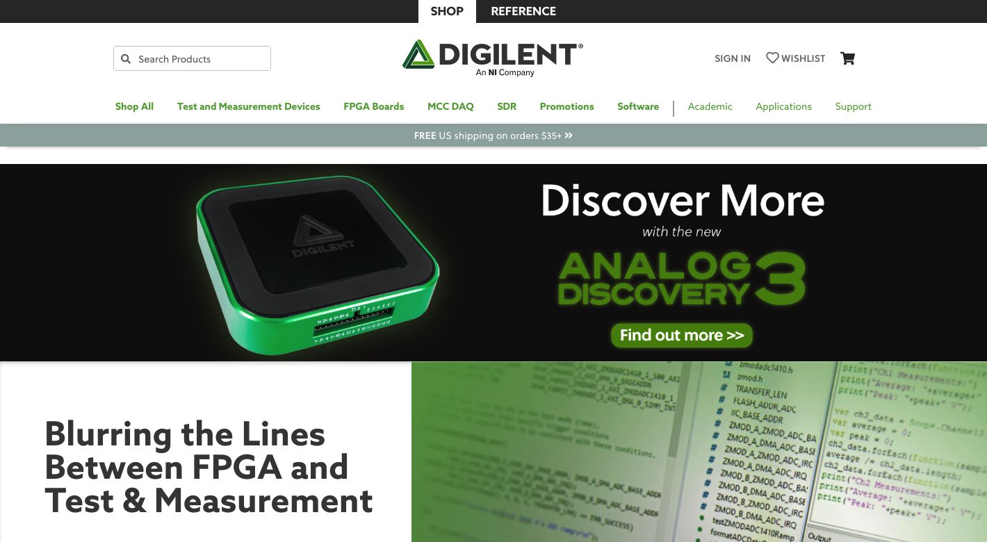 Digilent Website