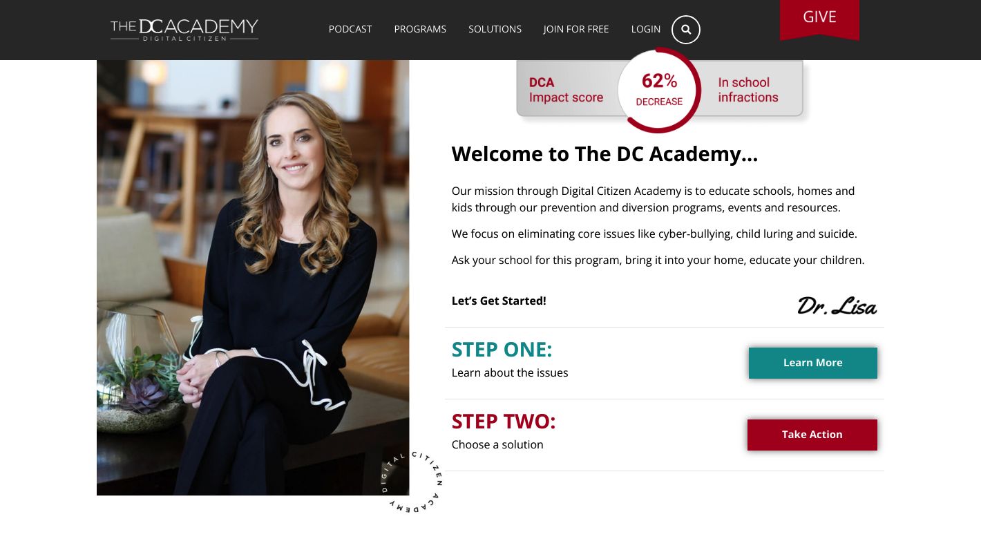 Digital Citizen Academy Website