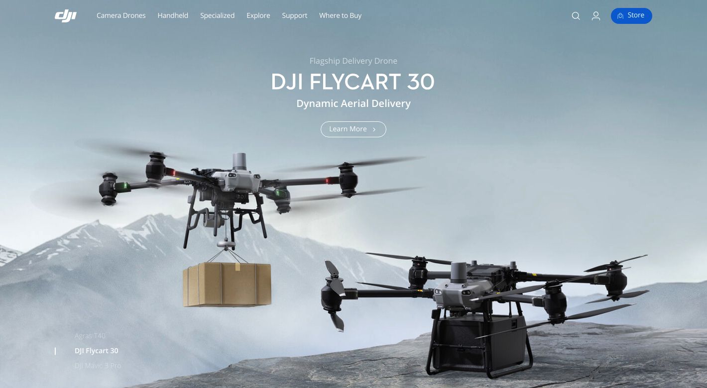 DJI Website