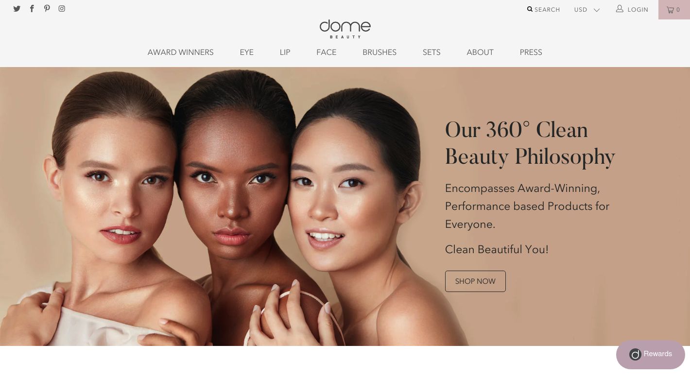 Dome Beauty Website