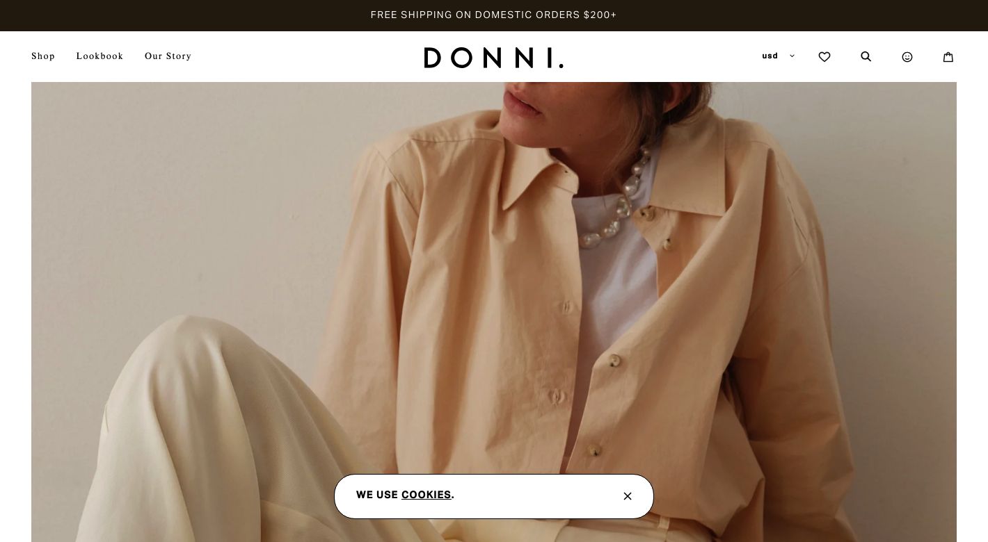 DONNI. Website