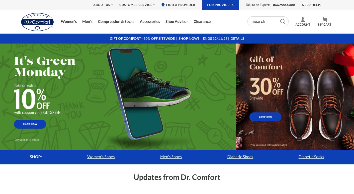 Dr. Comfort Website