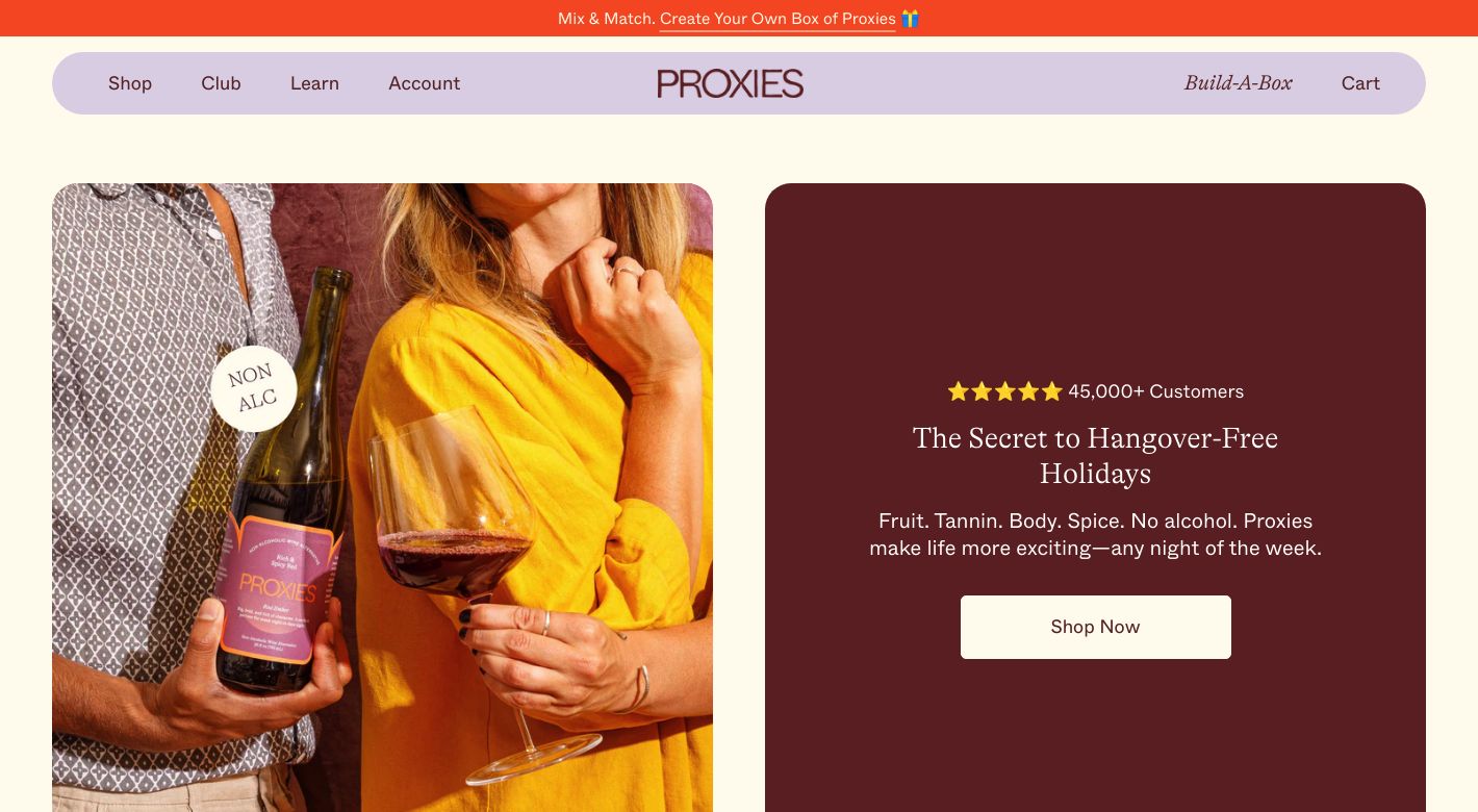 Drink Proxies Website