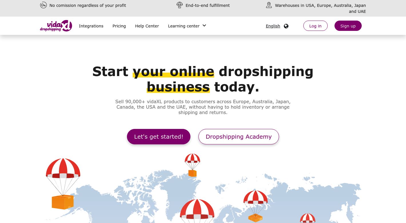 DropshippingXL Website