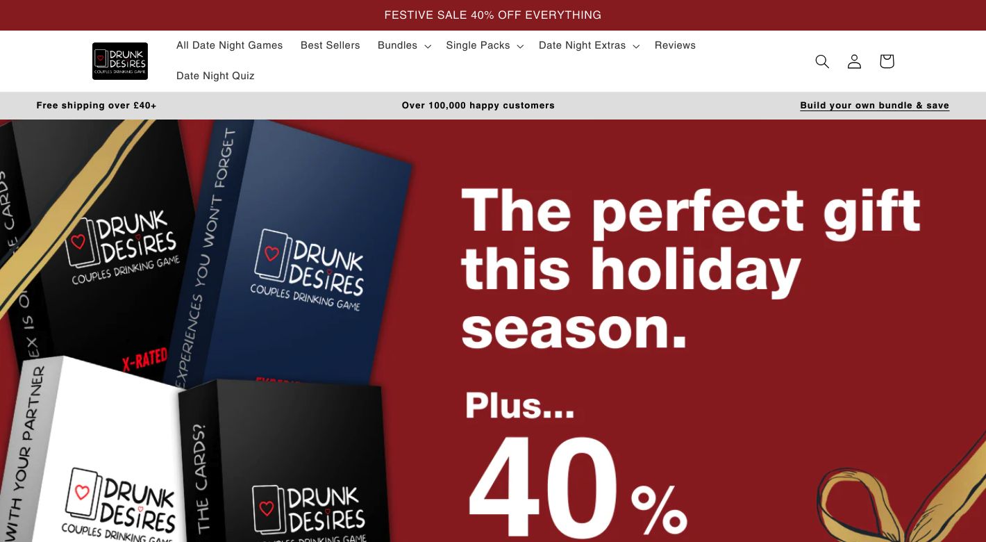 Drunk Desires Website