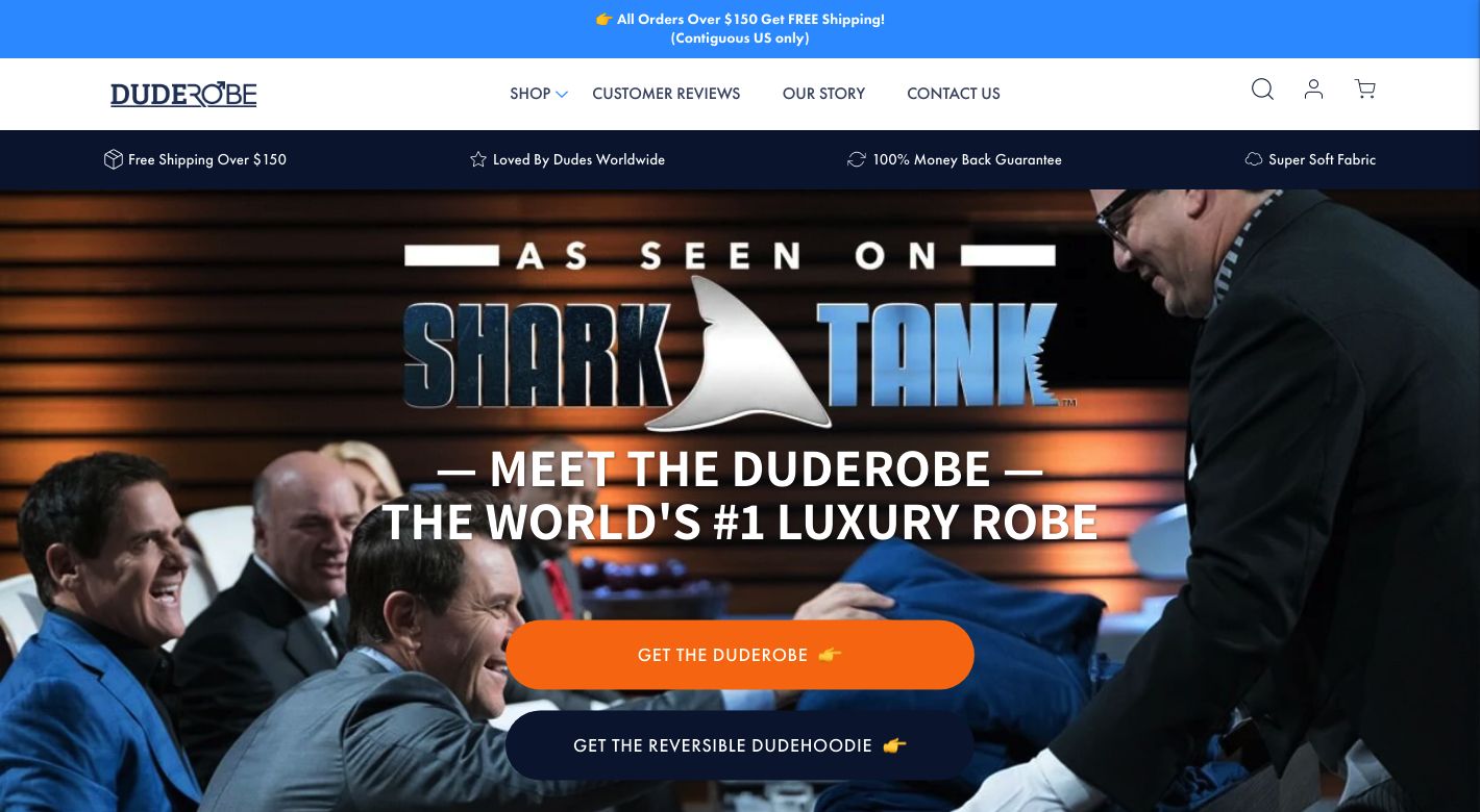 DudeRobe Website