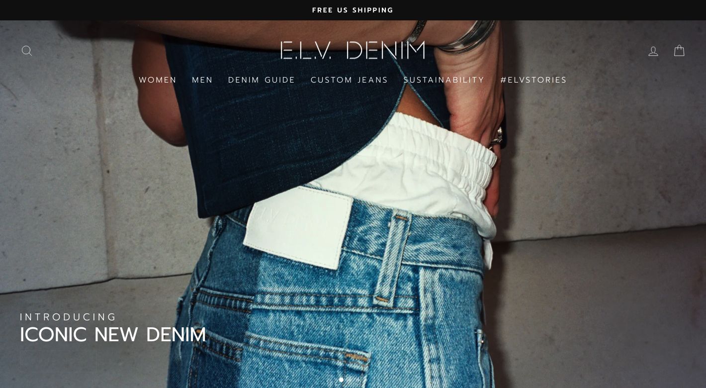 E.L.V Denim Website