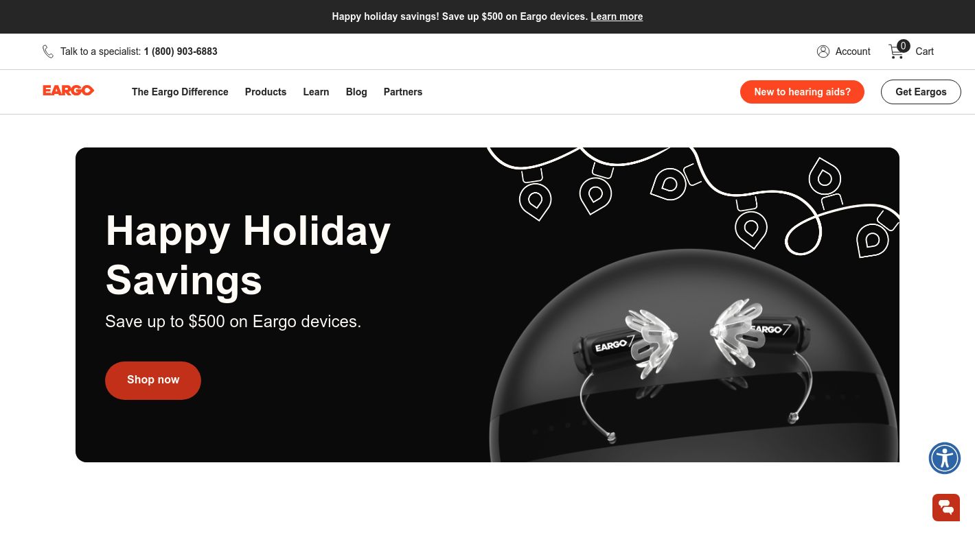 Eargo Website