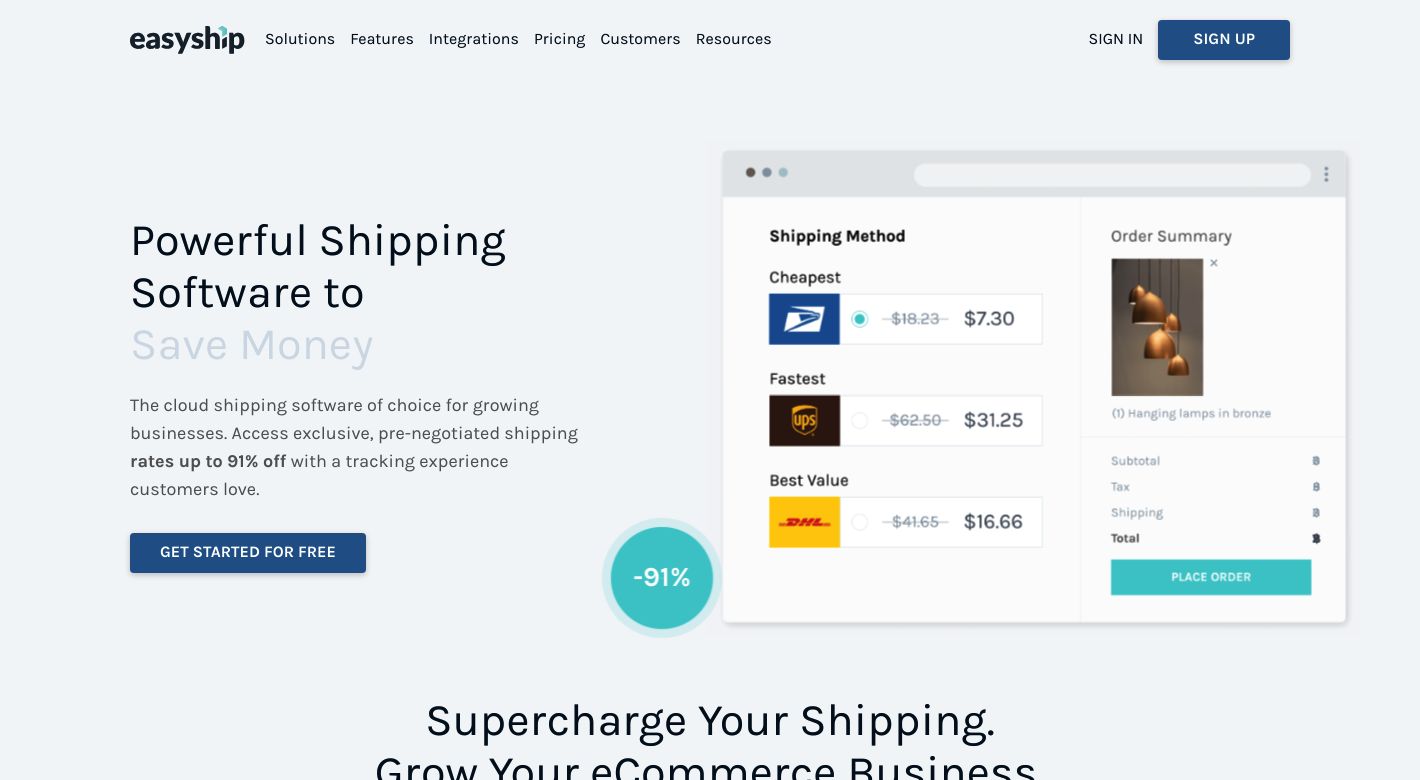 Easyship Website