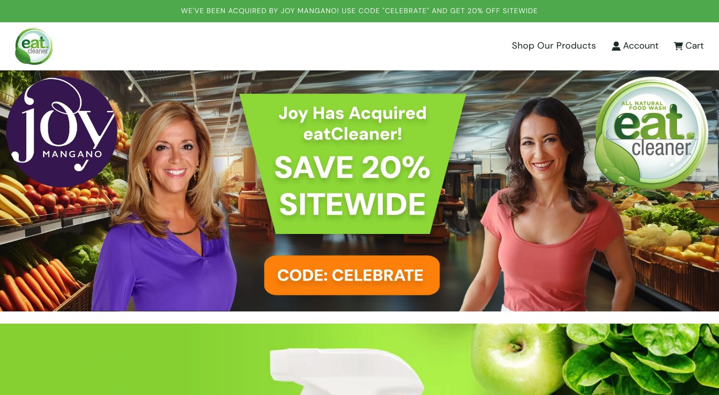 Eat Cleaner Website