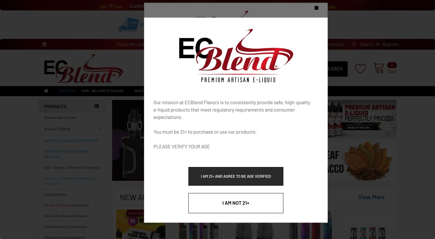 ECBlend Website