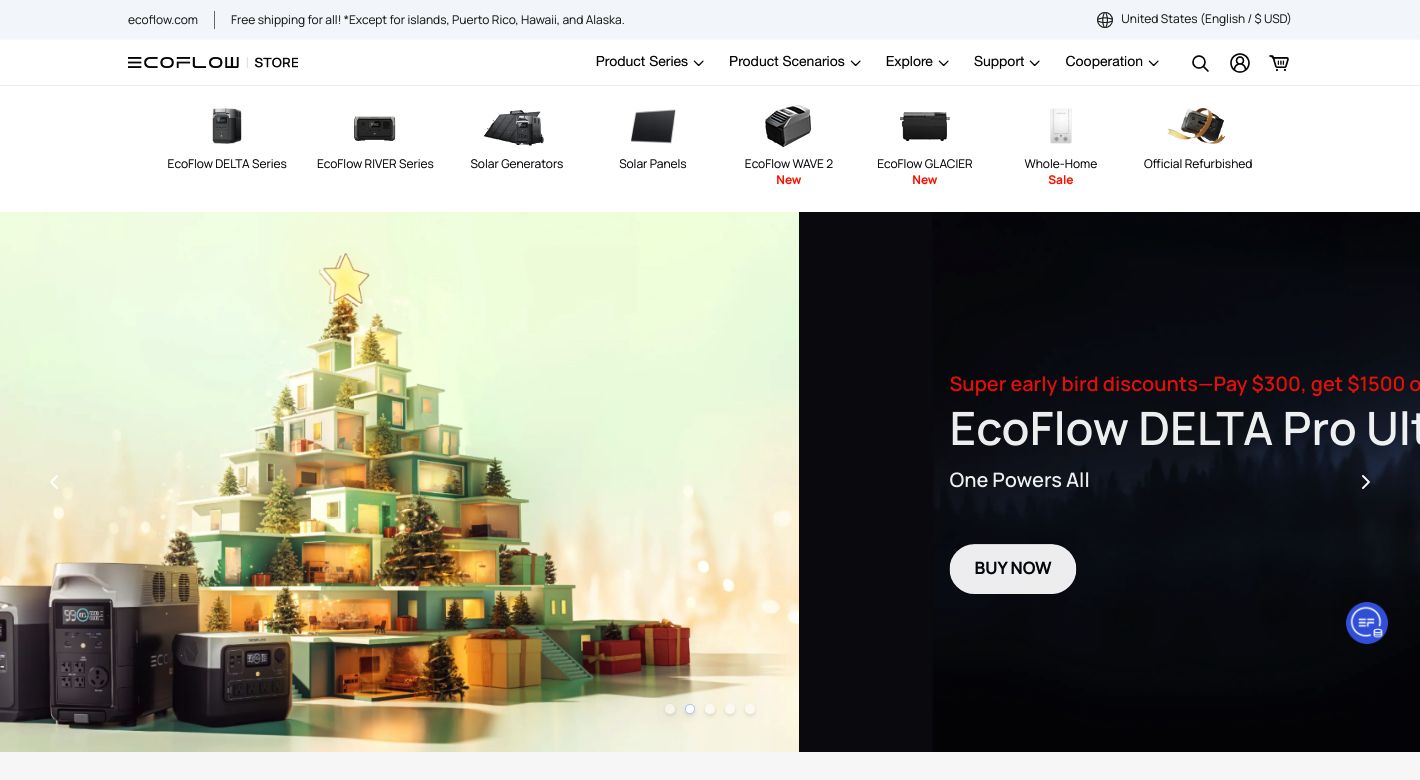 EcoFlow Website