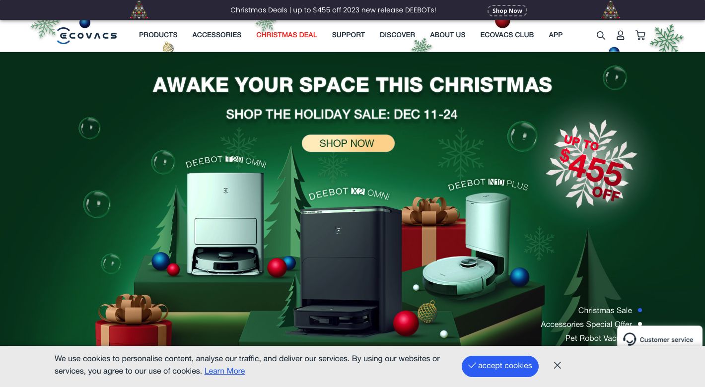 ECOVACS Website