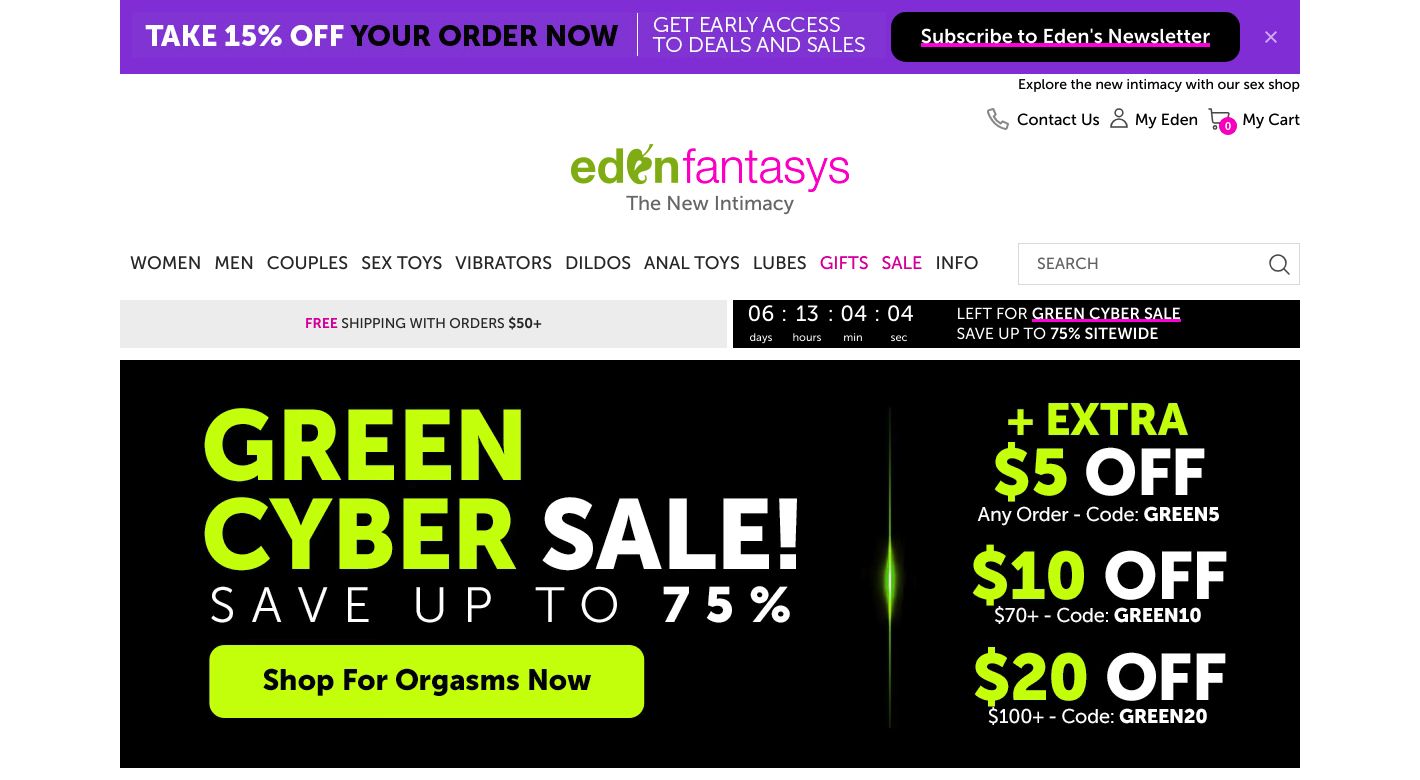 EdenFantasys Website