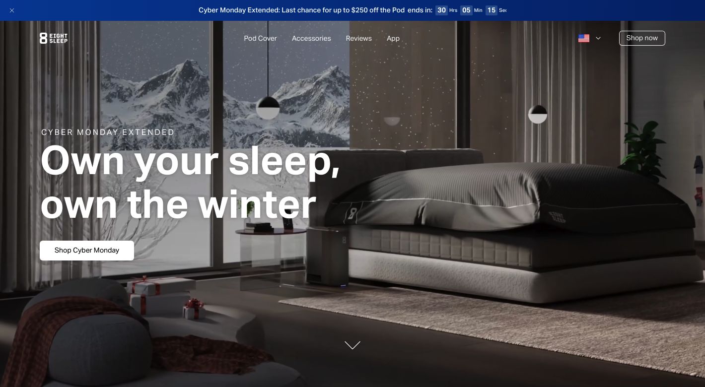 Eight Sleep Website