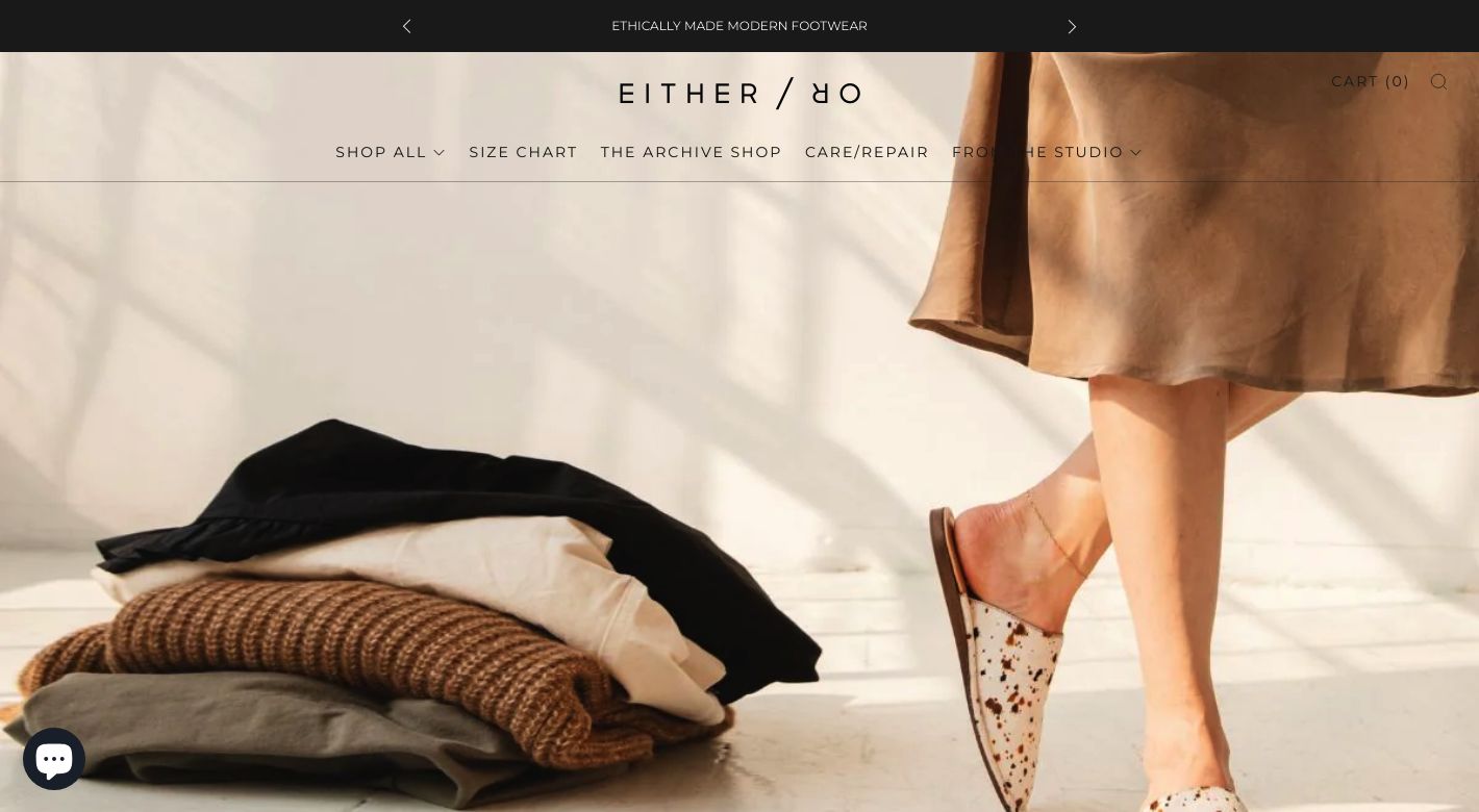 EITHER/OR Website