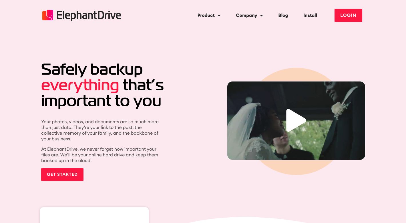 ElephantDrive Website