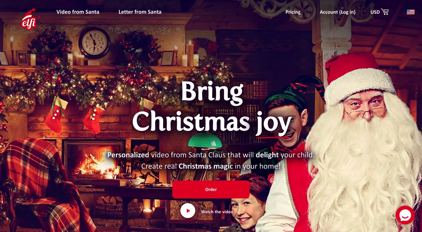 Elfi Santa Website