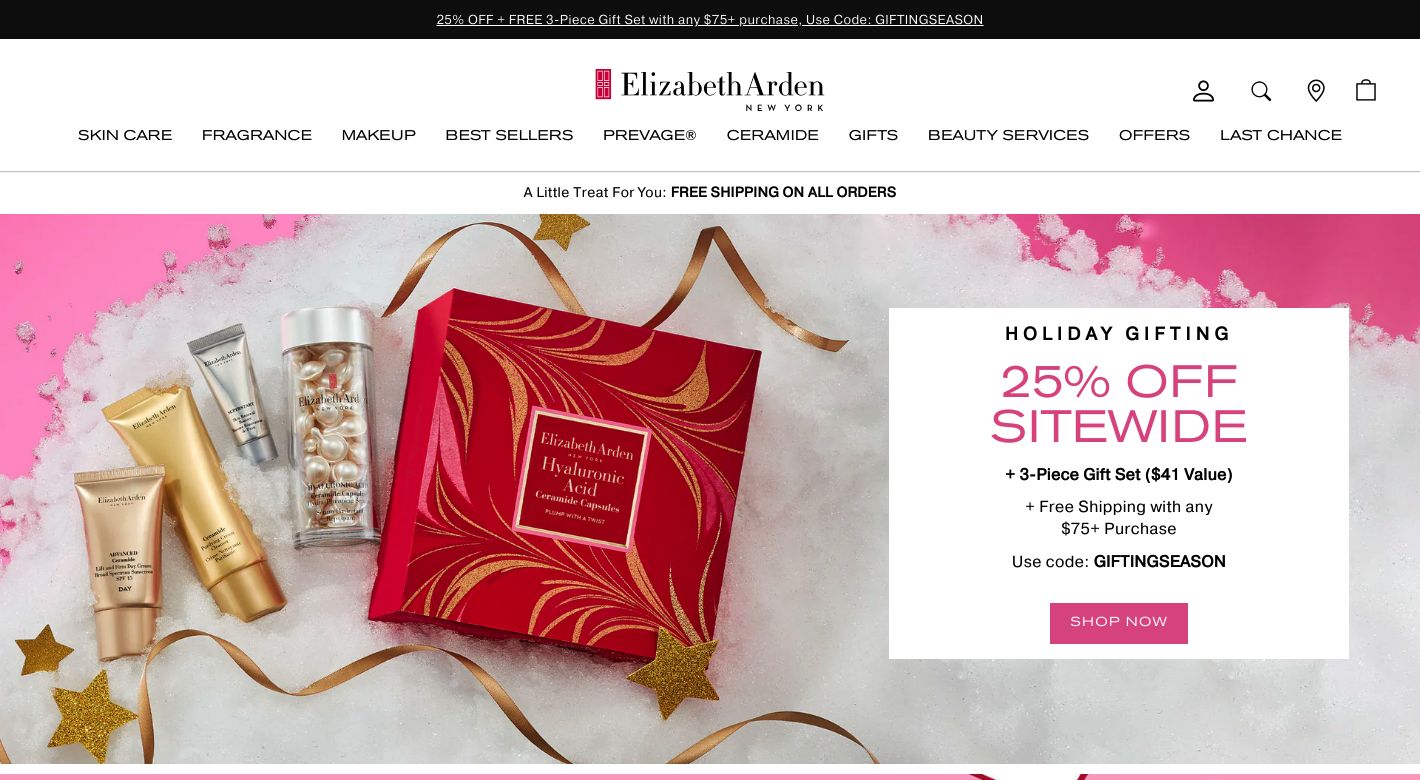 Elizabeth Arden Website