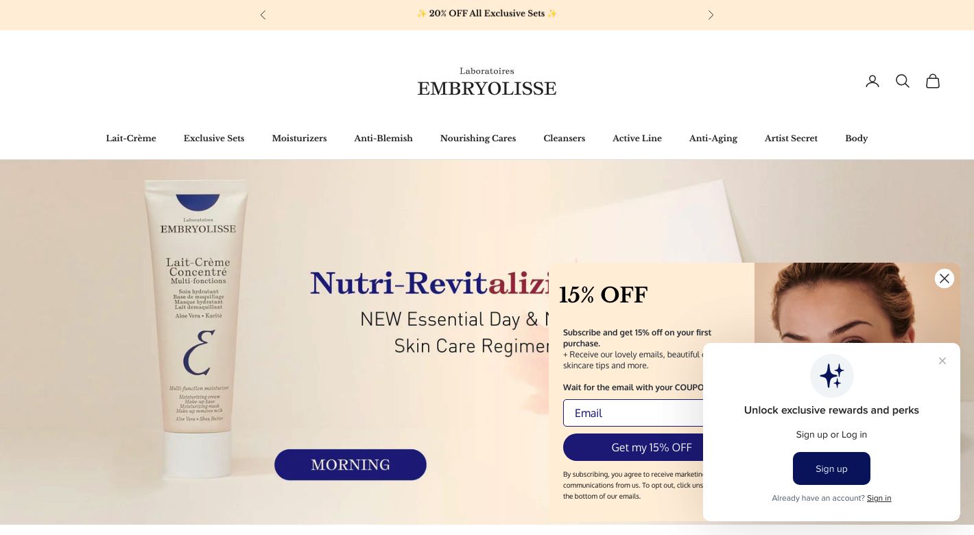 Embryolisse Website