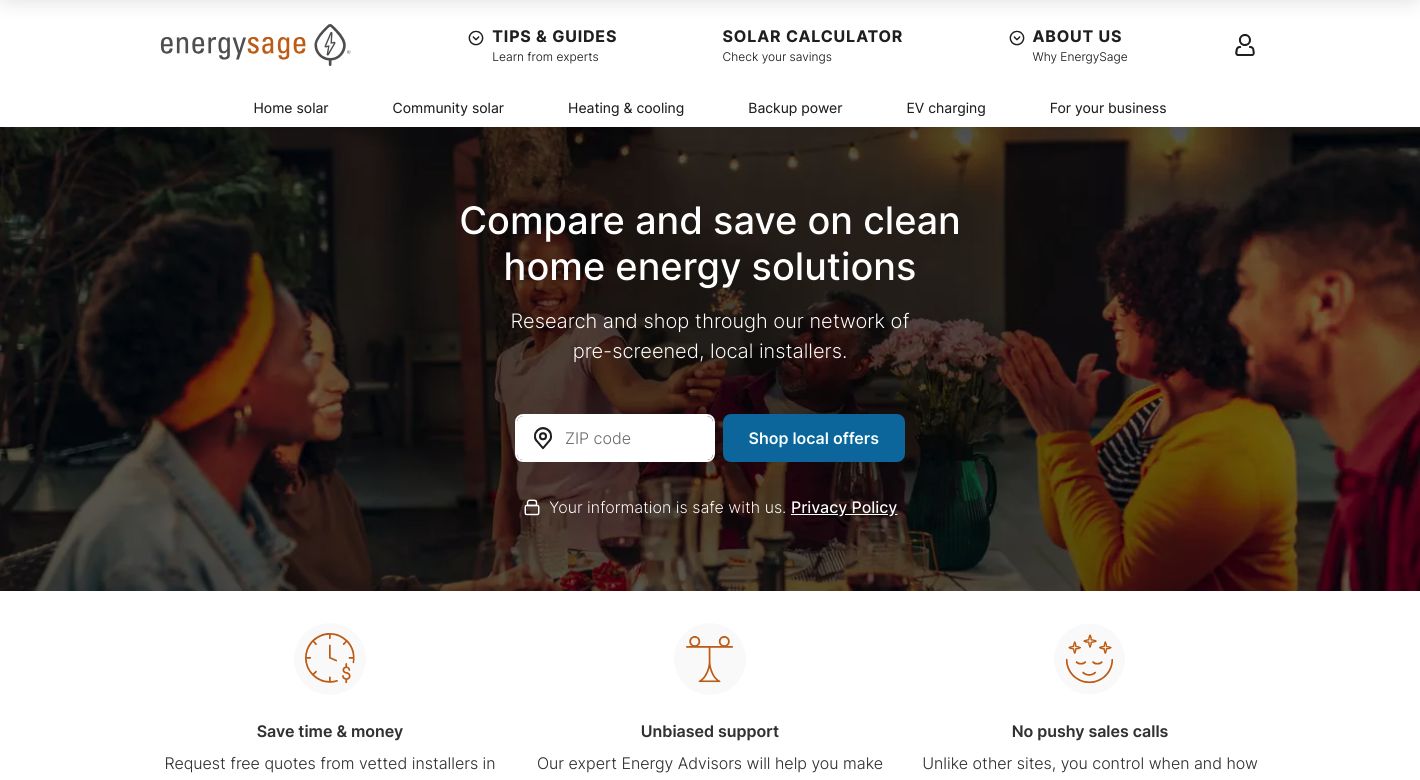 EnergySage Website