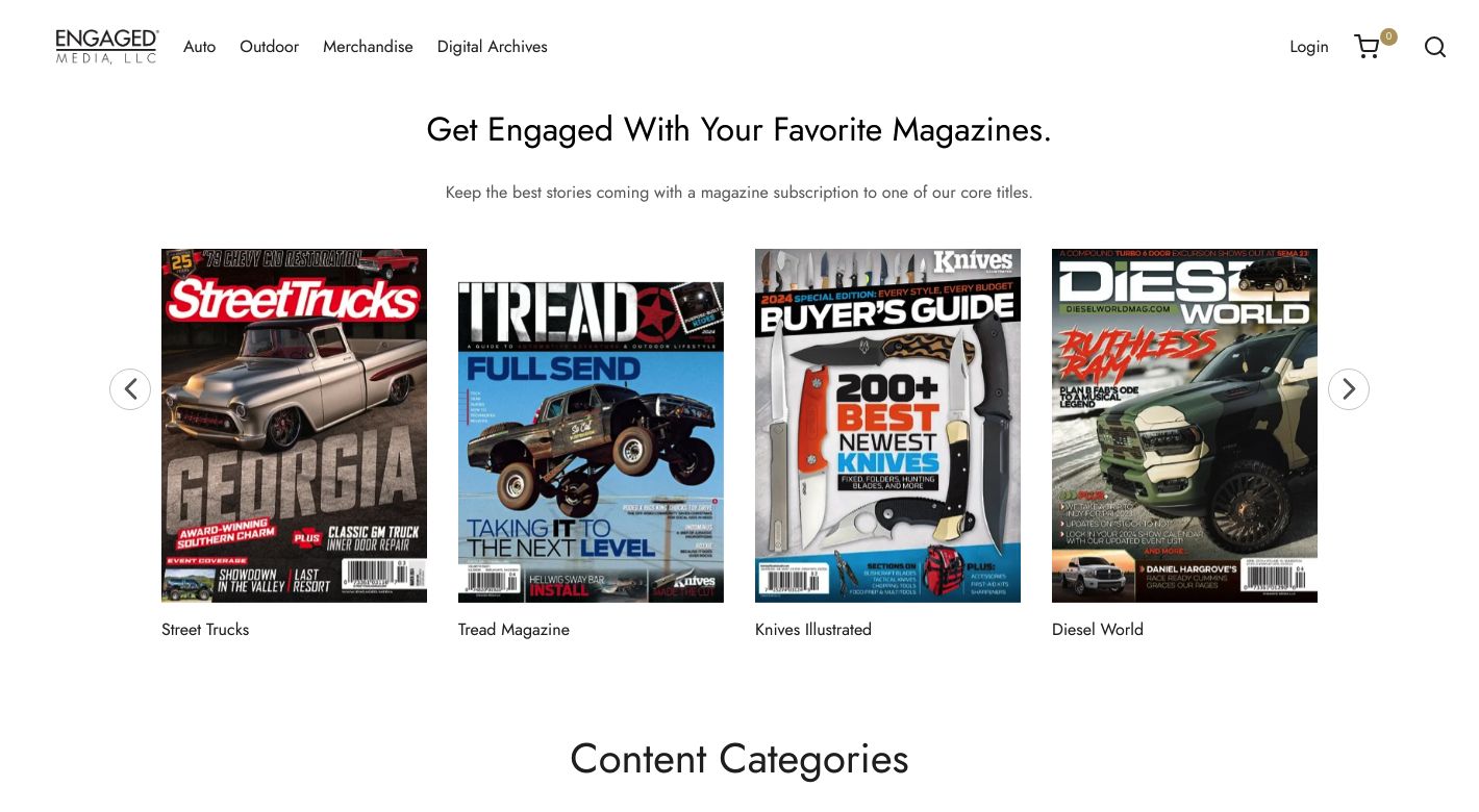 Engaged Media Website