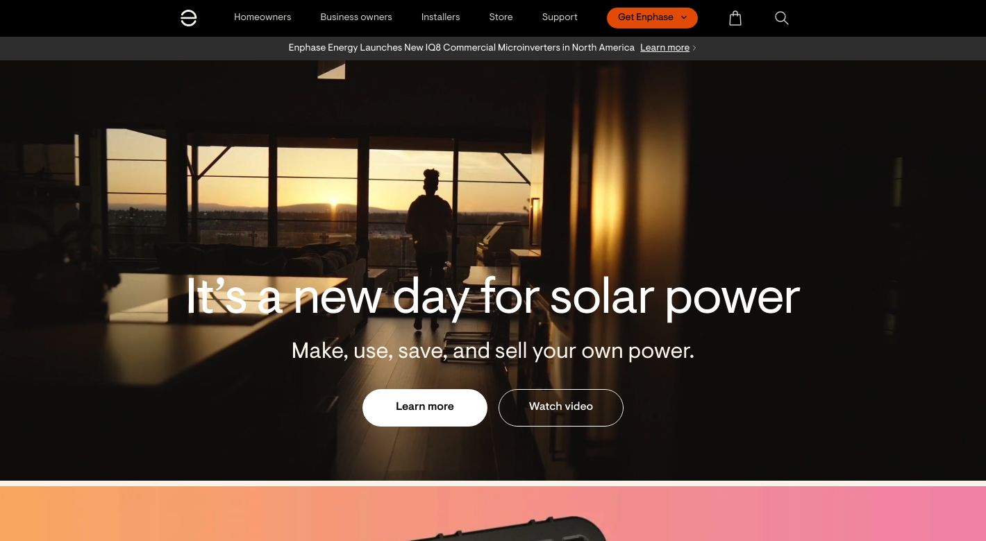 Enphase Website