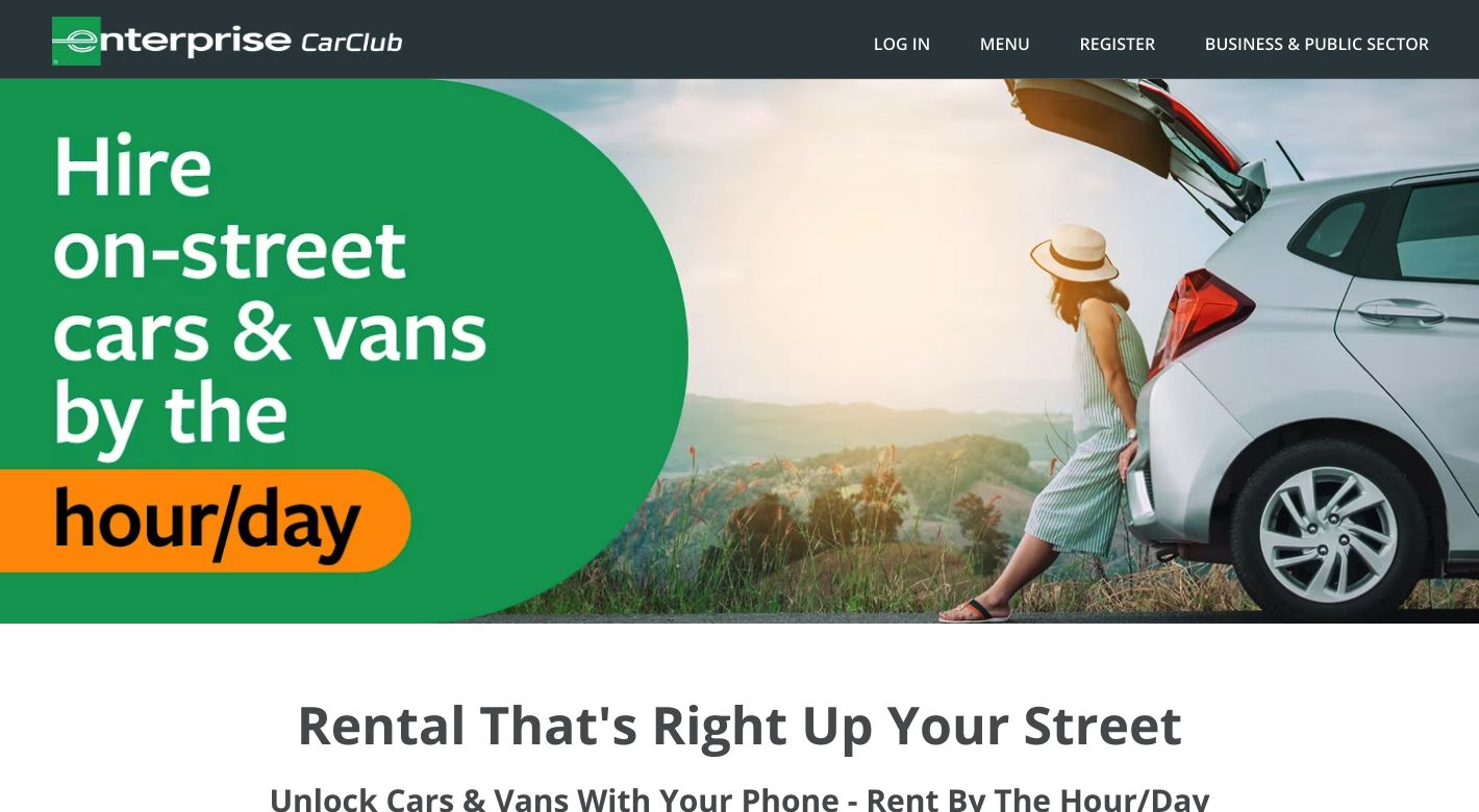 Enterprise Car Club Website