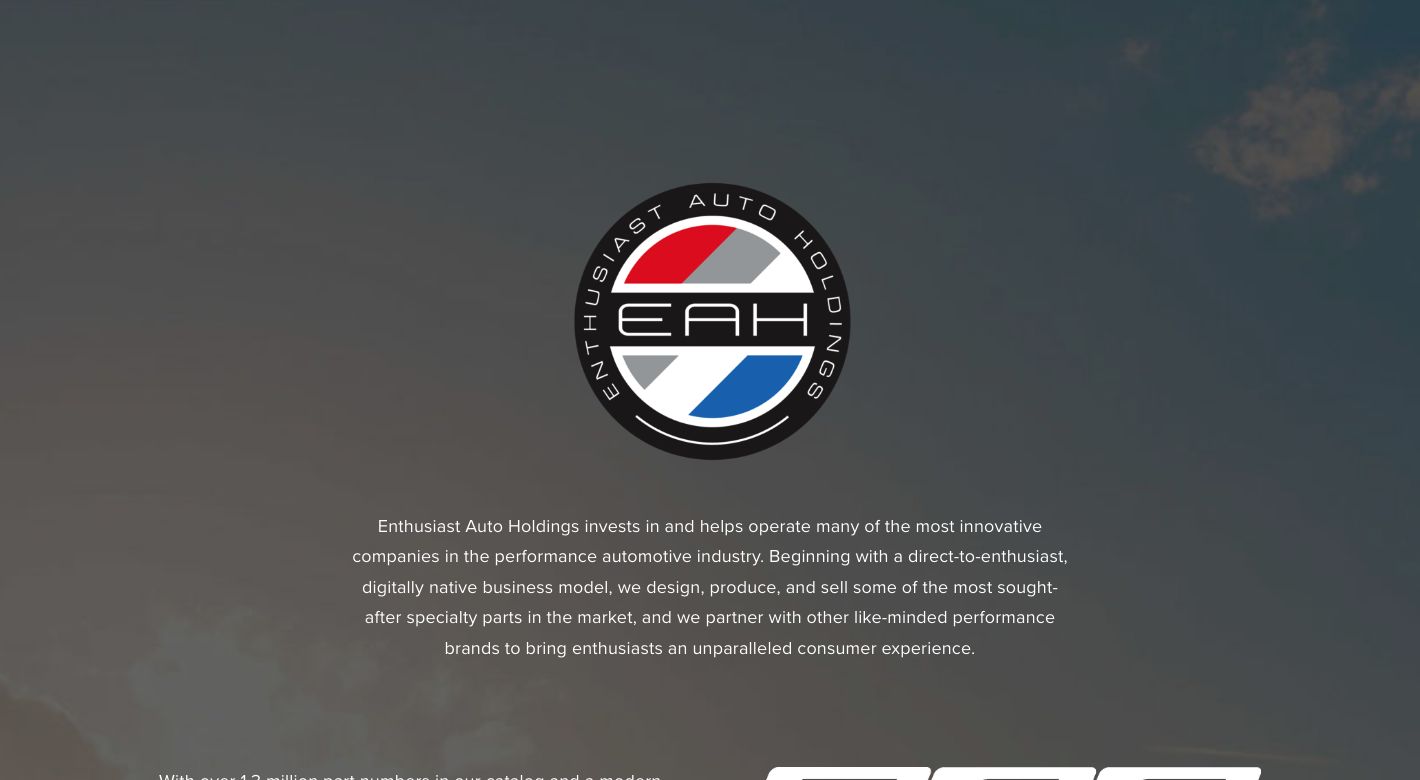 Enthusiast Auto Holdings (EAH) Website