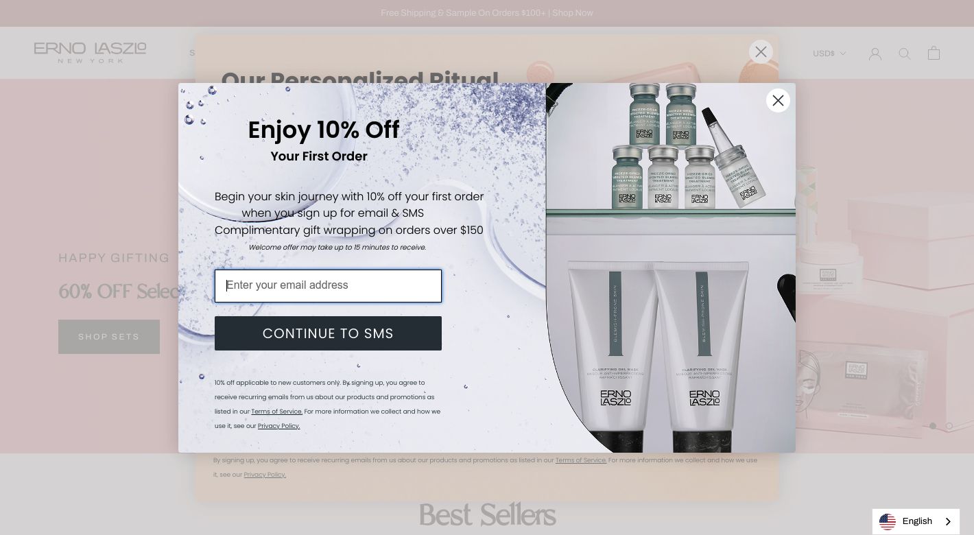 Erno Laszlo Website