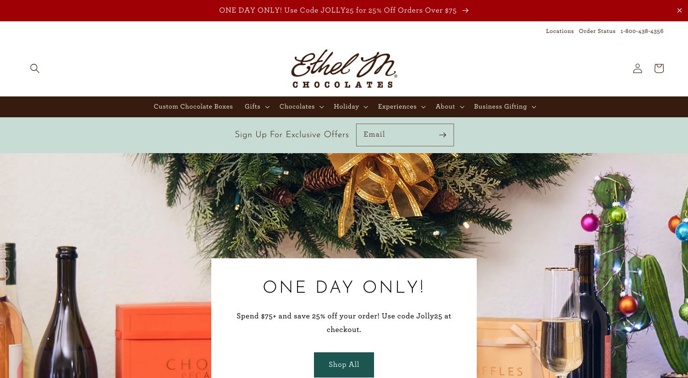 Ethel M Chocolates Website