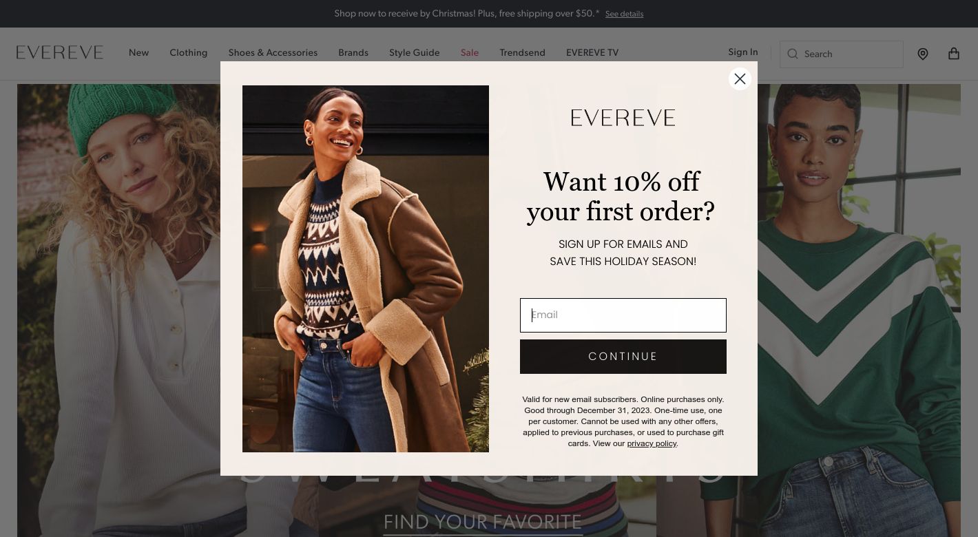 EVEREVE Website