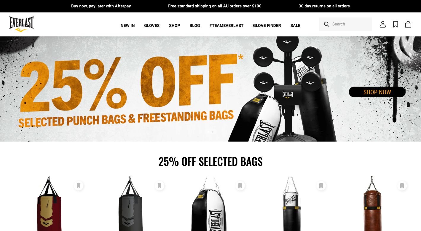 Everlast Website