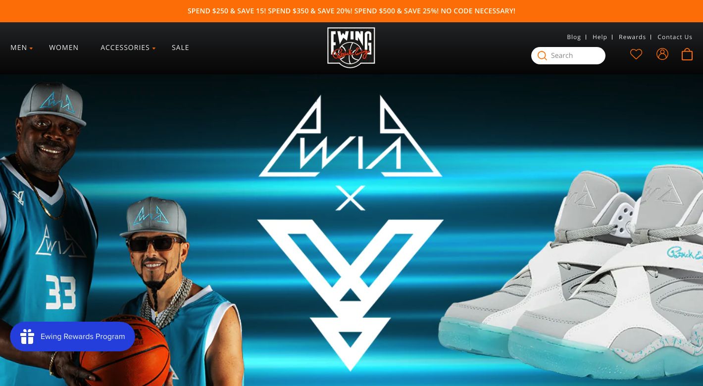 EWING ATHLETICS Website